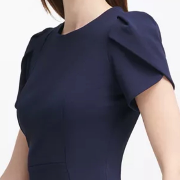 Calvin Klein Dresses & Skirts - Calvin Klein tulip sleeve dress Black, sz XS